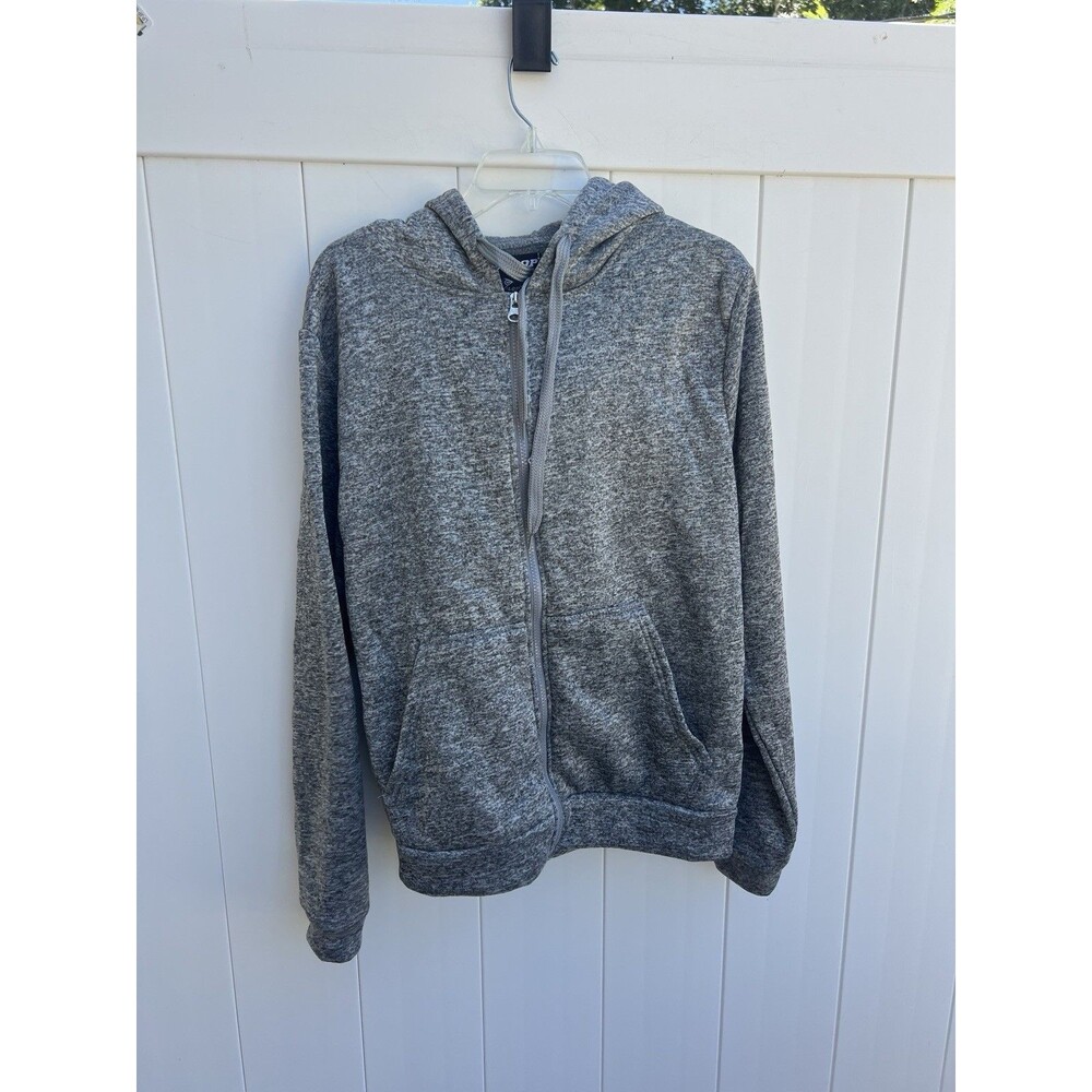 DUNLOP SPORT PULLOVER JACKET Zip Up MEDIUM Gray